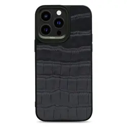 کاور KAJSA مدل Croco Pattern Leather مناسب برای گوشی موبایل Apple iPhone 14 ProMax