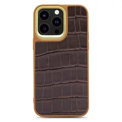 کاور KAJSA مدل Croco Pattern Leather مناسب برای گوشی موبایل Apple iPhone 14 ProMax