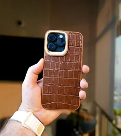 کاور KAJSA مدل Croco Pattern Leather مناسب برای گوشی موبایل Apple iPhone 14 ProMax