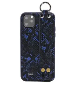 کاور چرمی KAJSA مدل Pearl Pattern به همراه بند چرمی مناسب برای Apple iPhone 11
