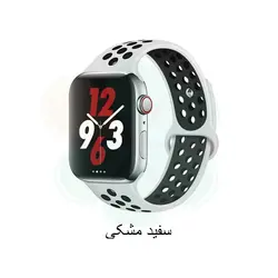 بند سیلیکونی طرح Nike مناسب اپل واچ ۴۲/۴۴/۴۵ میلی متری