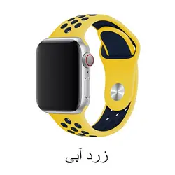 بند سیلیکونی طرح Nike مناسب اپل واچ ۴۲/۴۴/۴۵ میلی متری