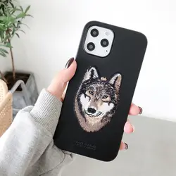 کاور چرمی POLO گوشی اپل آیفون Apple iPhone 12 Mini مدل WOLF