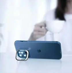 قاب Silicon Case P.P همراه با هولدر لنز مناسب برای Apple iPhone 12 Pro Max