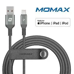 کابل تبدیل USB به لایتنینگ مومکس مدل Momax Elite Link pro طول ۱ متر