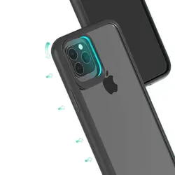 کاور Q Series مدل Magic Mask همراه با نوار محافظ دور لنز مناسب برای گوشی موبایل اپل IPhone 11 Pro