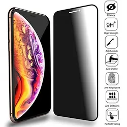 گلس حریم شخصی تمام صفحه اپل Apple iPhone 11 Pro / XS / X Privacy Golden Armor