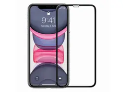 محافظ صفحه شیشه ای تمام صفحه آیفون Apple iPhone 11 / XR  9D Glass