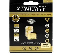 فلش مموری ایکس-انرژی مدل GOLDEN GEM ظرفیت ۱۶ گیگابایت