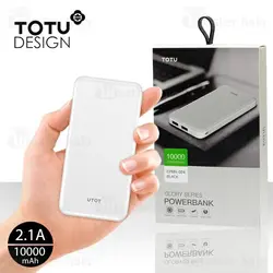 پاوربانک ۱۰۰۰۰ میلی آمپر توتو TOTU CPBN-024 Glory 2.1A