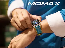 بند چرمی MOMAX مدل The Core مناسب برای اپل واچ ۴۵/۴۴/۴۲ میلی متری