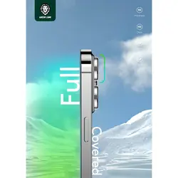 محافظ لنز دوربین مدل رینگی برند GREEN مناسب برای گوشی موبایل اپل Iphone 14 Pro/14 Promax
