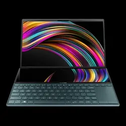 UX481FLC از جنس فلز باکیفیت و قاب پشتی نیز به رنگ آبی آسمانی طراحی شده است.