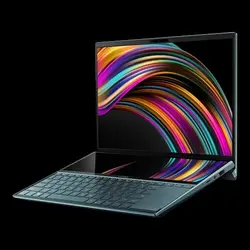 UX481FLC از جنس فلز باکیفیت و قاب پشتی نیز به رنگ آبی آسمانی طراحی شده است.