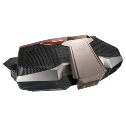 بدنه لپ‌تاپ GX700VO از ترکیب فلز و پلاستیک ساخته شده و طراحی چشمگیری نیز دارد.
