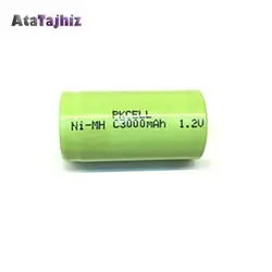 باتری شارژی نیکل متال هیدرید NiMH سایز SC ولتاژ ۱.۲ ظرفیت 2200 میلی‌آمپر برند اوریون Orion