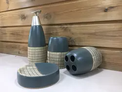 ست سرویس بهداشتی 4 تیکه سرامیکی