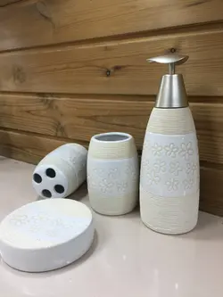 ست سرویس بهداشتی طرح گل