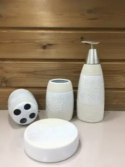 ست سرویس بهداشتی طرح گل