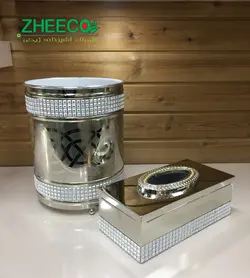 ست سطل زباله و دستمال کاغذی