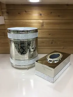 ست سطل زباله و دستمال کاغذی