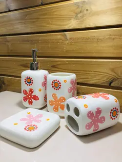 ست سرویس بهداشتی سرامیکی 4 تکه