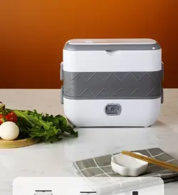 ظرف غذای برقی استیل جعبه ناهار برقی قابل حمل - فروشگاه ژیکو