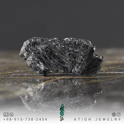 سنگ راف تورمالین سیاه (تراش نخورده) معدنی کلکسیونی سنگ درمانی بسیار زیبا وزن 42.5 قیراط