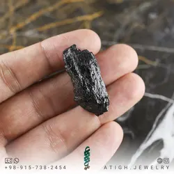 سنگ راف تورمالین سیاه (تراش نخورده) معدنی کلکسیونی سنگ درمانی بسیار زیبا وزن 42.5 قیراط