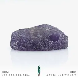 نگین آمتیست معدنی تیره بلور طبیعی تراش نخورده کیفیت عالی تخصصی سنگ درمانی وزن 9.5 گرم خاصیت ضد استرس