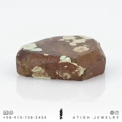 سنگ راف ( تراش نخورده) فیروزه نیشابوری معدنی نقش و نگار خاص حدود ۷ گرم