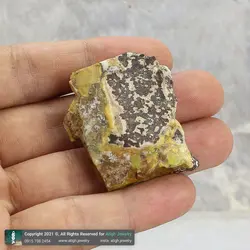 سنگ راف (تراش نخورده) بامبل بی جاسپر معدنی بسیار خوشرنگ مناسب دکوری سنگ درمانی مخصوص چاکرای 4