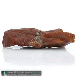 سنگ راف عقیق عنابی (تراش نخورده) معدنی با درجه خلوص A مناسب دکوری سنگ درمانی مخصوص چاکرای 1 , 2