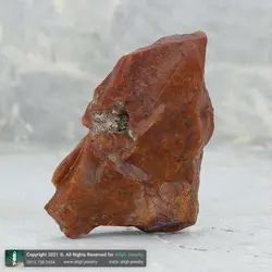 سنگ راف عقیق عنابی (تراش نخورده) معدنی با درجه خلوص A مناسب دکوری سنگ درمانی مخصوص چاکرای 1 , 2