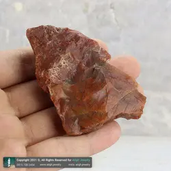 سنگ راف عقیق عنابی (تراش نخورده) معدنی با درجه خلوص A مناسب دکوری سنگ درمانی مخصوص چاکرای 1 , 2