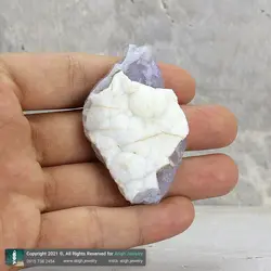 سنگ راف (تراش نخورده) عقیق بلولیس معدنی بسیار خوشرنگ مناسب دکوری سنگ درمانی مخصوص چاکرای 5