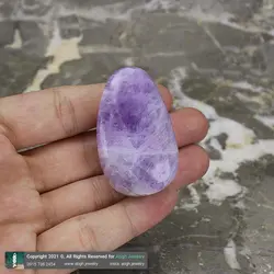 سنگ راف آمتیست معدنی درشت (تامبل سنگی) مناسب دکوری، سنگ درمانی و تنظیم و تقویت چاکرا هفتم