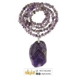 سینه ریز اسلایس آمتیست درشت با نقش و نگار زیبا همراه آمتیست نامنظم معدنی سنگ درمانی تخصصی چاکرای پیشانی و تاج سر