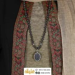 سینه ریز کوارتز تیتانیوم درخشان و حدید معدنی بافت گره ای