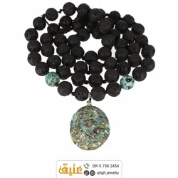 سینه ریز سرپنتین (مارسنگ) مات و لاوا معدنی خاص بافت گره ای