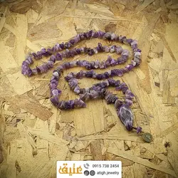 سینه ریز آمتیست تراش نامنظم معدنی سنگ درمانی بسیار خوشرنگ