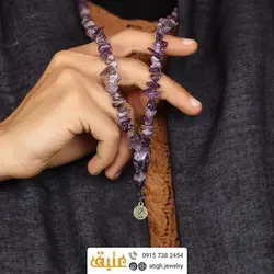 سینه ریز آمتیست تراش نامنظم معدنی سنگ درمانی بسیار خوشرنگ