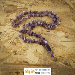 سینه ریز آمتیست تراش نامنظم معدنی سنگ درمانی بسیار خوشرنگ اکسیر آرامش