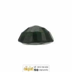 نگین یاقوت سبز کبود معدنی تراش برلیانی خاص