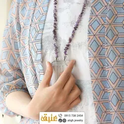 سینه ریز کوارتز راف و آمتیست معدنی تراش نامنظم معدنی بسیار خاص تمام سنگ