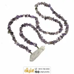 سینه ریز کوارتز راف و آمتیست معدنی تراش نامنظم معدنی بسیار خاص تمام سنگ