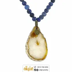 سینه ریز اسلایس عقیق سلیمانی(و هم رشدی کوارتز) و سودالیت مات طبیعی