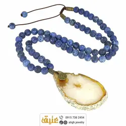 سینه ریز اسلایس عقیق سلیمانی(و هم رشدی کوارتز) و سودالیت مات طبیعی