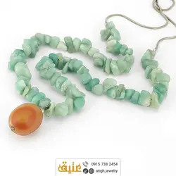 سینه ریز عقیق باباقوری خوش نقش و لاریمار‌ معدنی