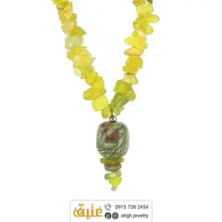 سینه ریز زبرجد و جاسپر چریکی‌